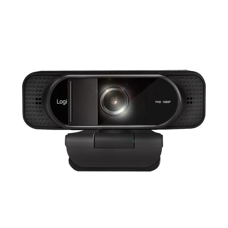 LogiLink UA0381 webcam - Full HD 1080p, USB 2.0, sort billede