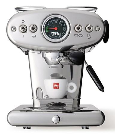 illy X1 Manual espressomaskine 1 l - rustfrit stål/sort billede