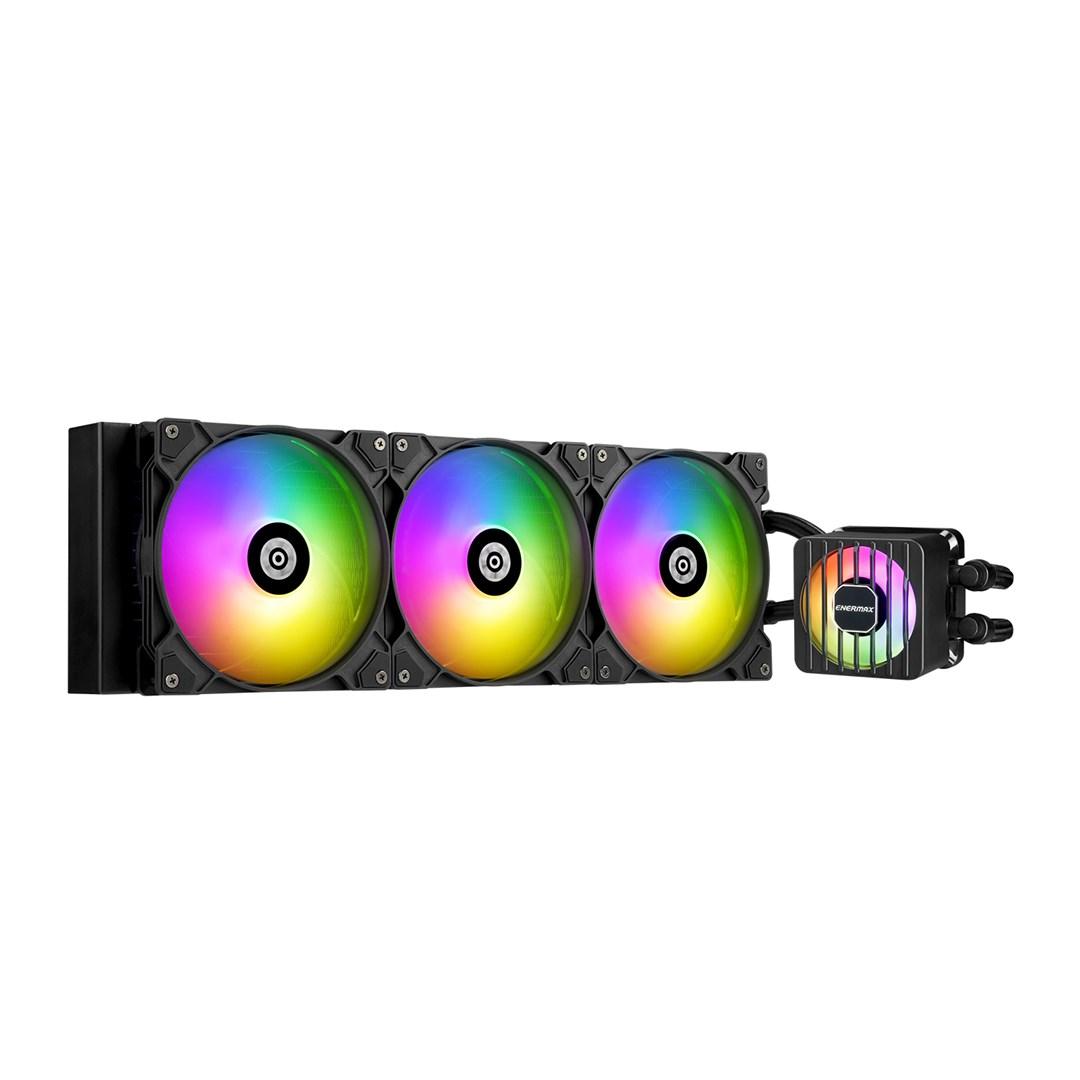 Enermax LIQMAXFLO 420 AIO CPU-vandkøler 3×140 mm - Sort billede