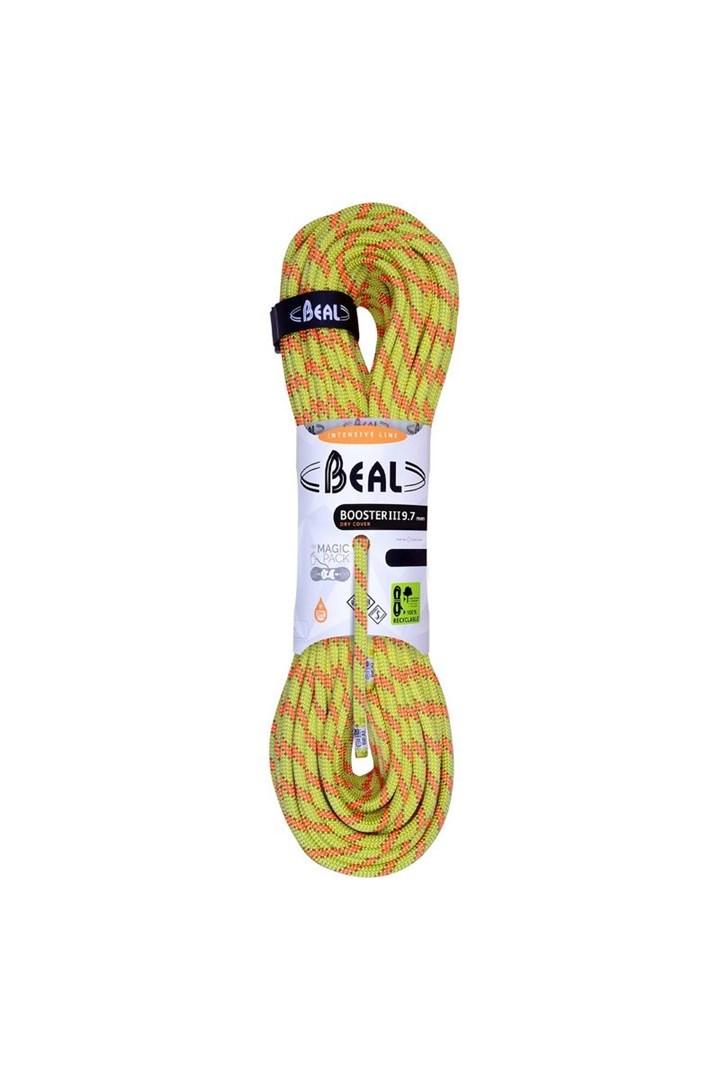 Beal Booster III klatretov 9,7 mm 60 m - Dry, anis
