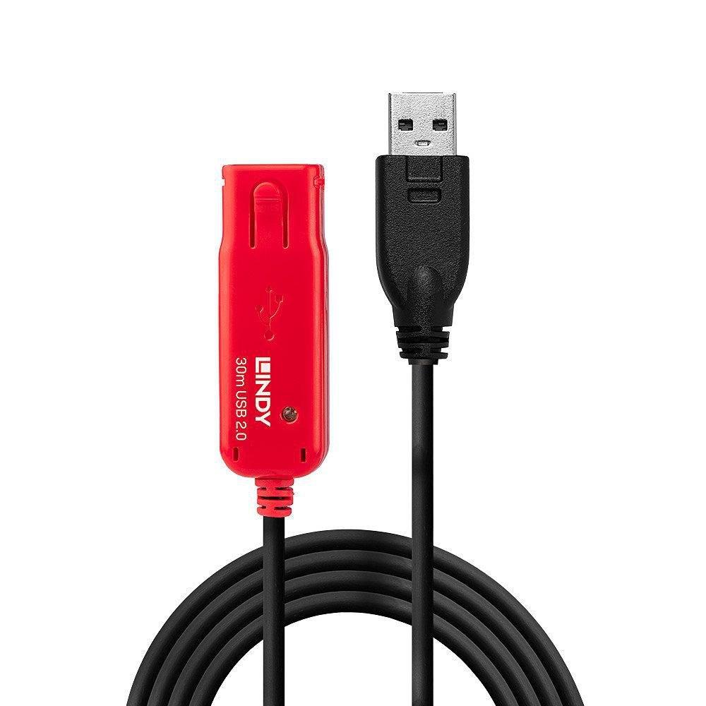 LINDY 30 m USB 2.0 Active Extension Pro - aktiv USB-forlængerkabel