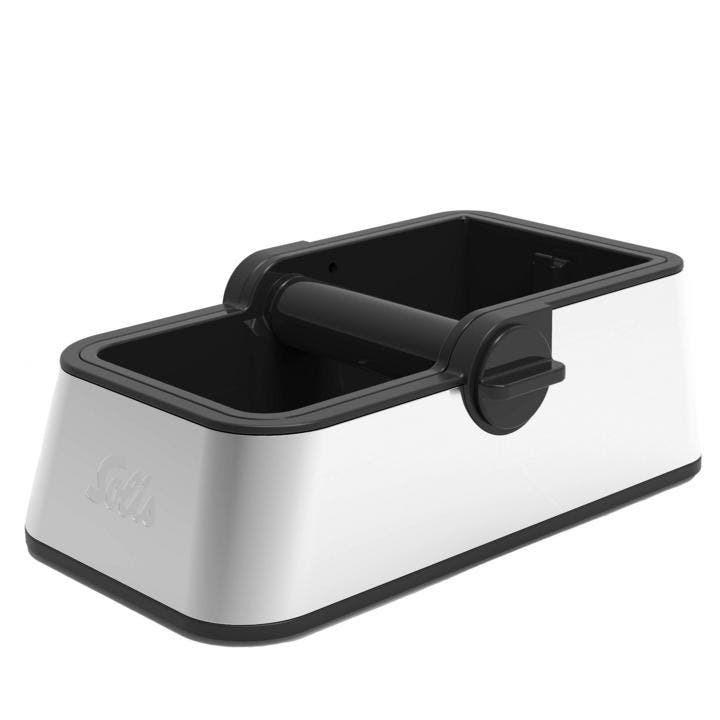 Solis 97843 knock box - beholder til kaffegrums i rustfrit stål/sort