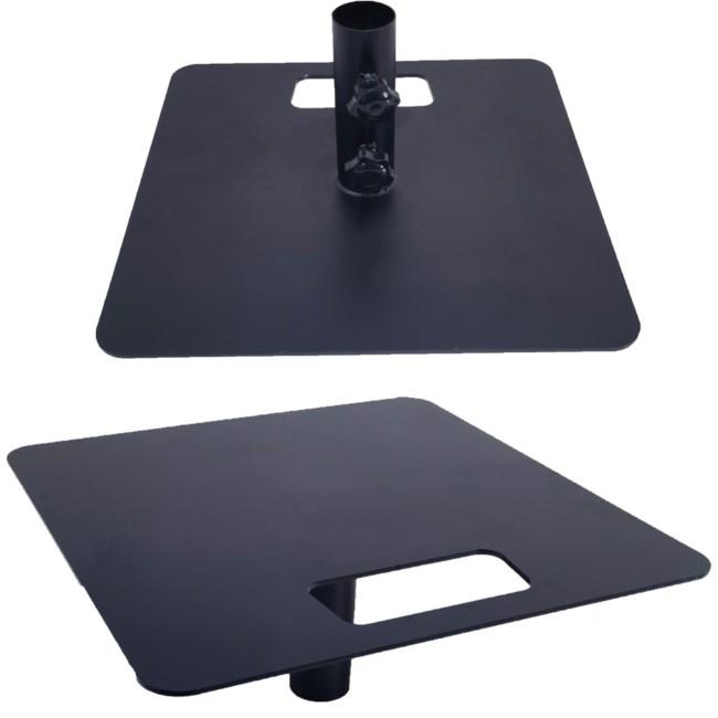 Firkantet adapterbase - HEAD PLATE 1 mikrofonstativ