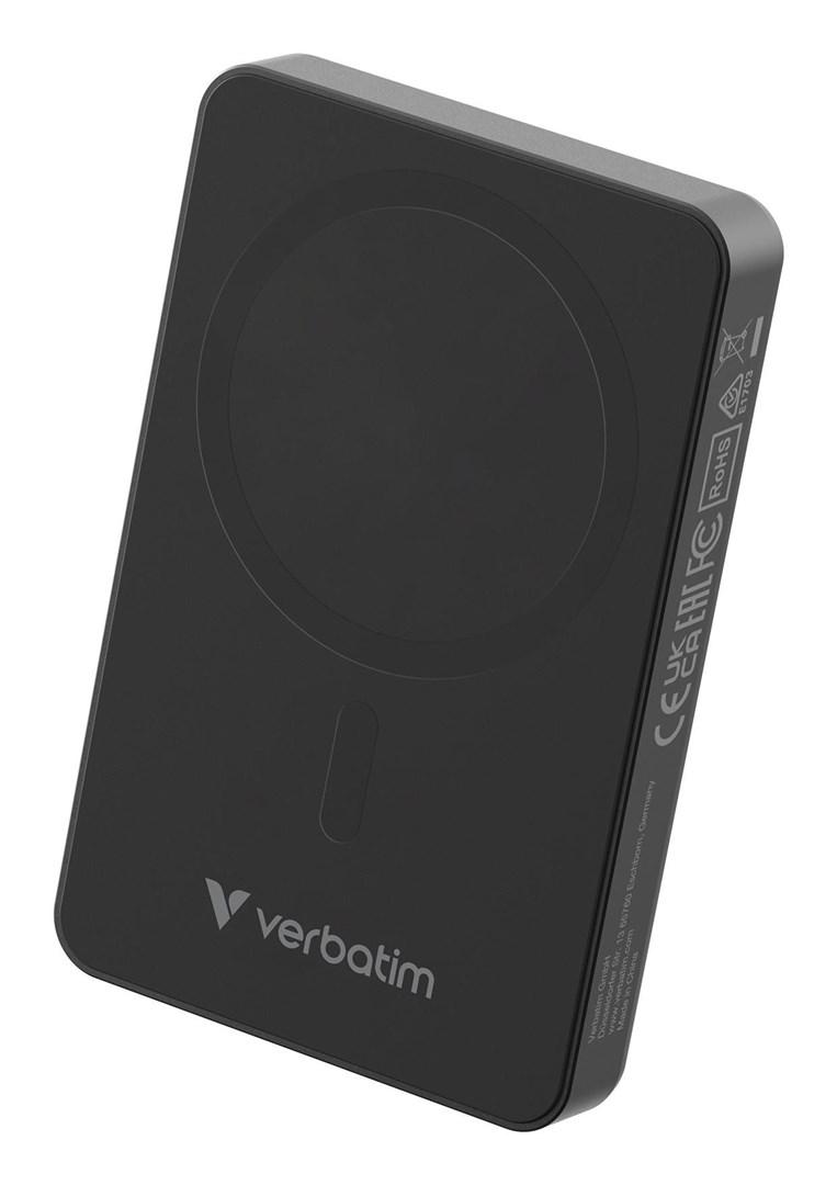 Verbatim Charge’n’Go Magnetisk trådløs powerbank 10.000 mAh - sort billede