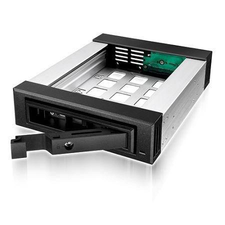 RAIDSONIC Icy Box IB-129SSK-B – 2,5"/3,5" SATA/SAS hot-swap i 1×5,25" bay billede