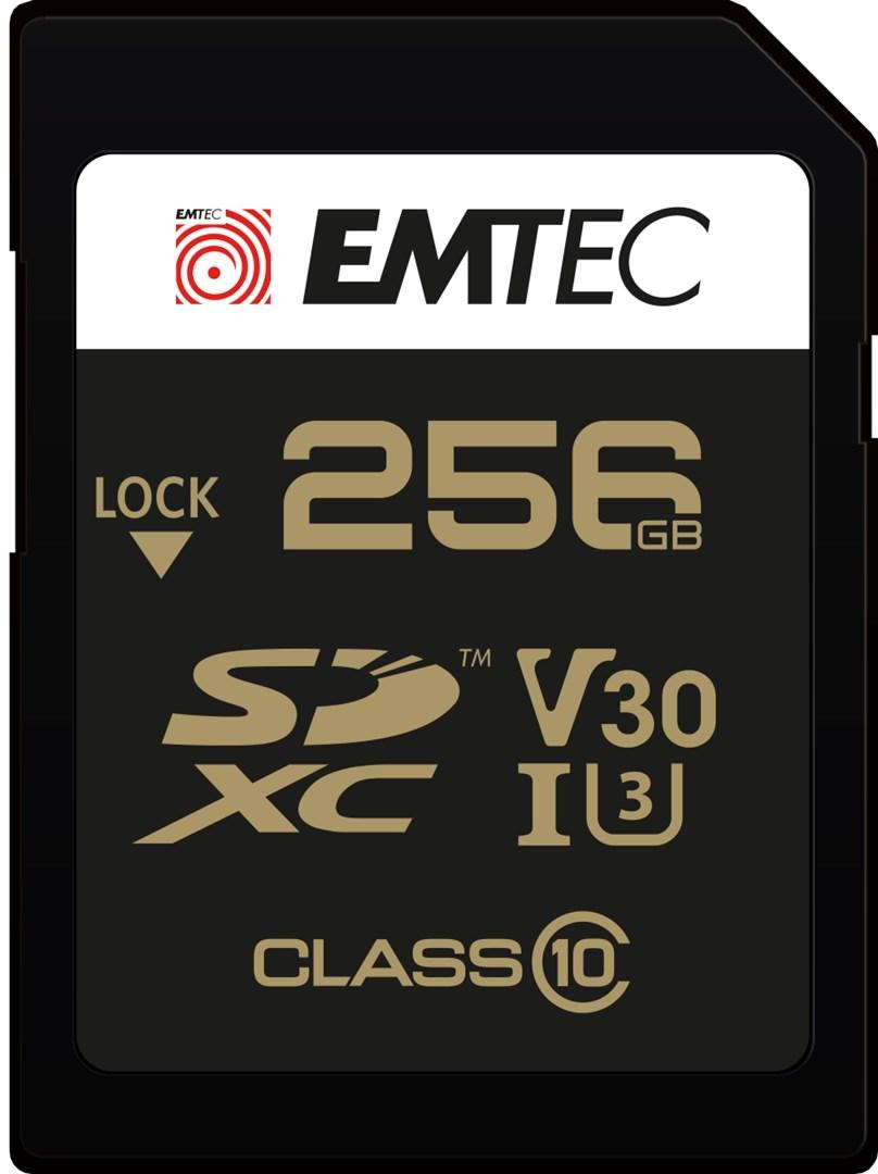 EMTEC Speedin Pro SDXC UHS-I U3 V30 hukommelseskort 256 GB - Class 10 billede