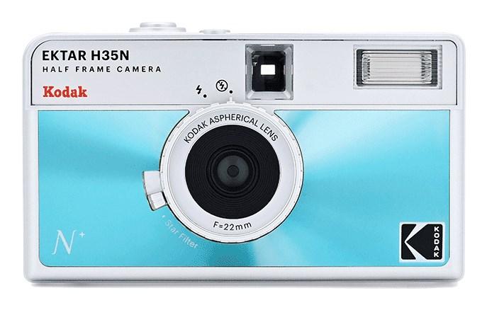 KODAK EKTAR H35N HF analogkamera-sæt med Kodak Ultramax, blå