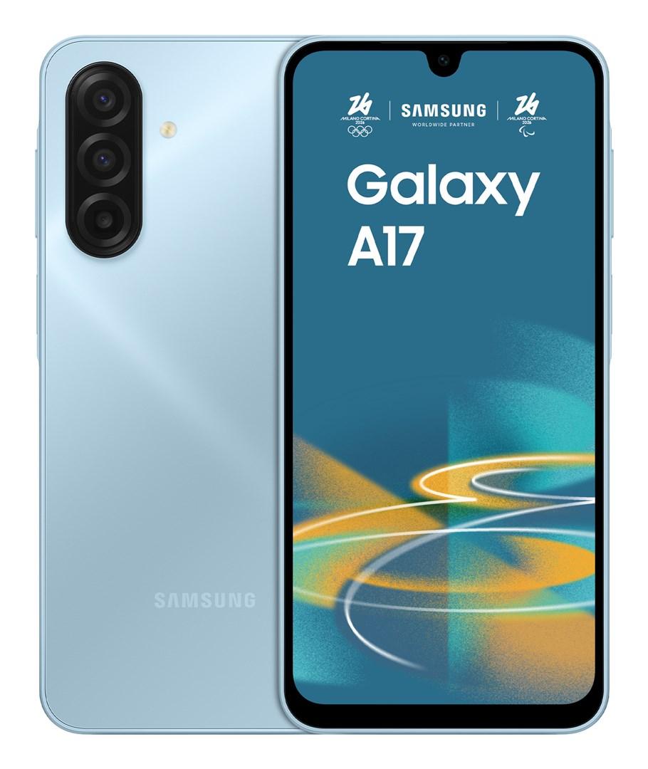 Samsung Galaxy A17 6,7" 8/256 GB 4G Dual SIM - Light Blue smartphone billede