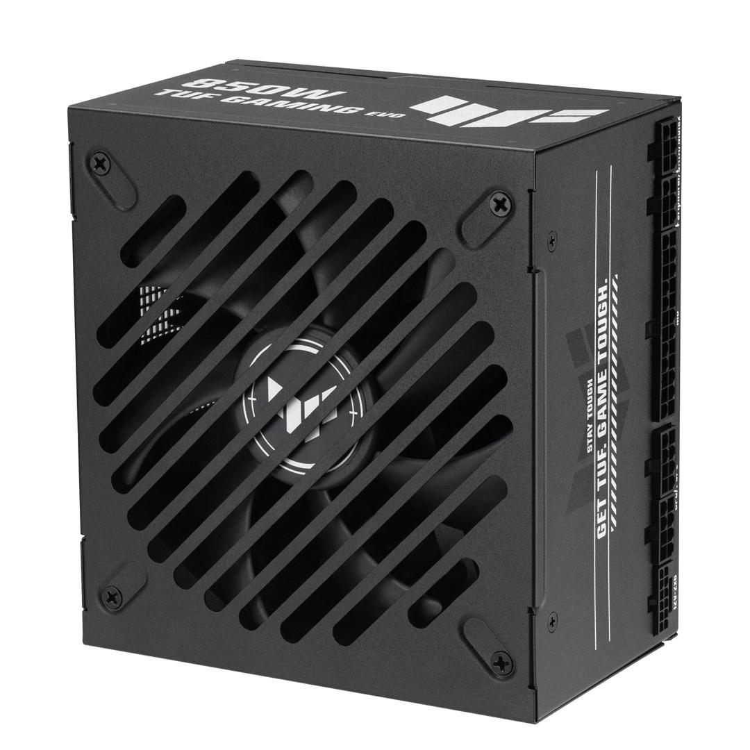 ASUS TUF Gaming 850G EVO – 850 W ATX strømforsyning (fuldt modulær, 80 Plus Gold) – Sort billede