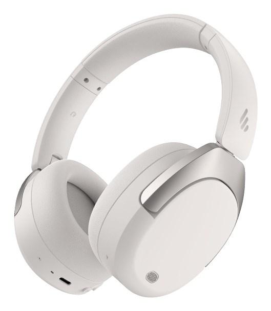 Edifier W830NB headset – kablet & trådløst over‑ear til opkald/musik, USB‑C, Bluetooth – sand/hvid billede