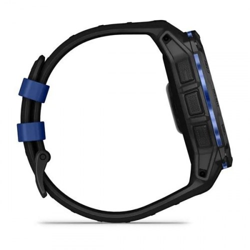 Garmin Instinct 3 – 45 mm AMOLED smartwatch med GPS, sort/blå