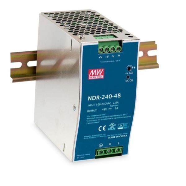 DIGITUS industrielt strømforsyningsmodul 48 V DC 240 W – metalhus billede