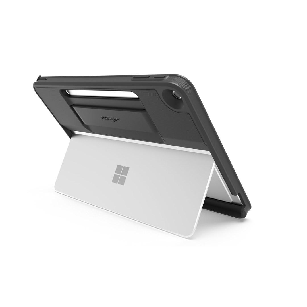 Kensington BlackBelt EQ robust cover til Surface Pro Copilot+ PC 12" - sort med stander billede