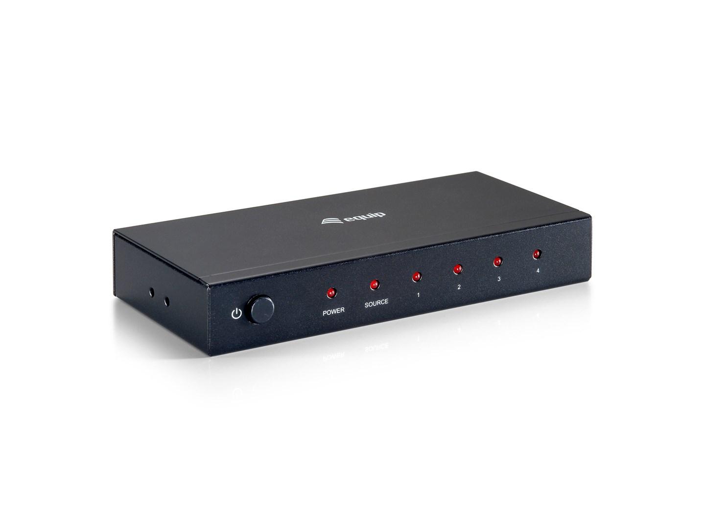 Equip 4-port HDMI-splitter - Full HD 1080p, 3D