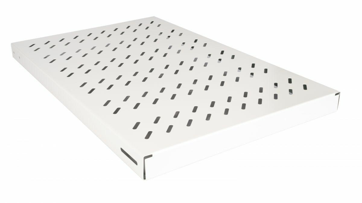 EQUIP variabel 19" hylde, 1U, 70 cm dyb - lysegrå billede