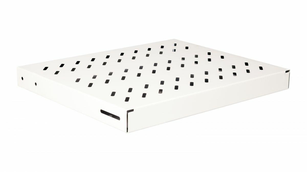 EQUIP variabel 19" hylde, 1U - 350 mm, lysegrå billede