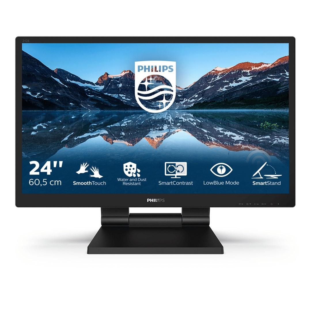 Philips 24" LCD-skærm med SmoothTouch - 242B9T/00 billede