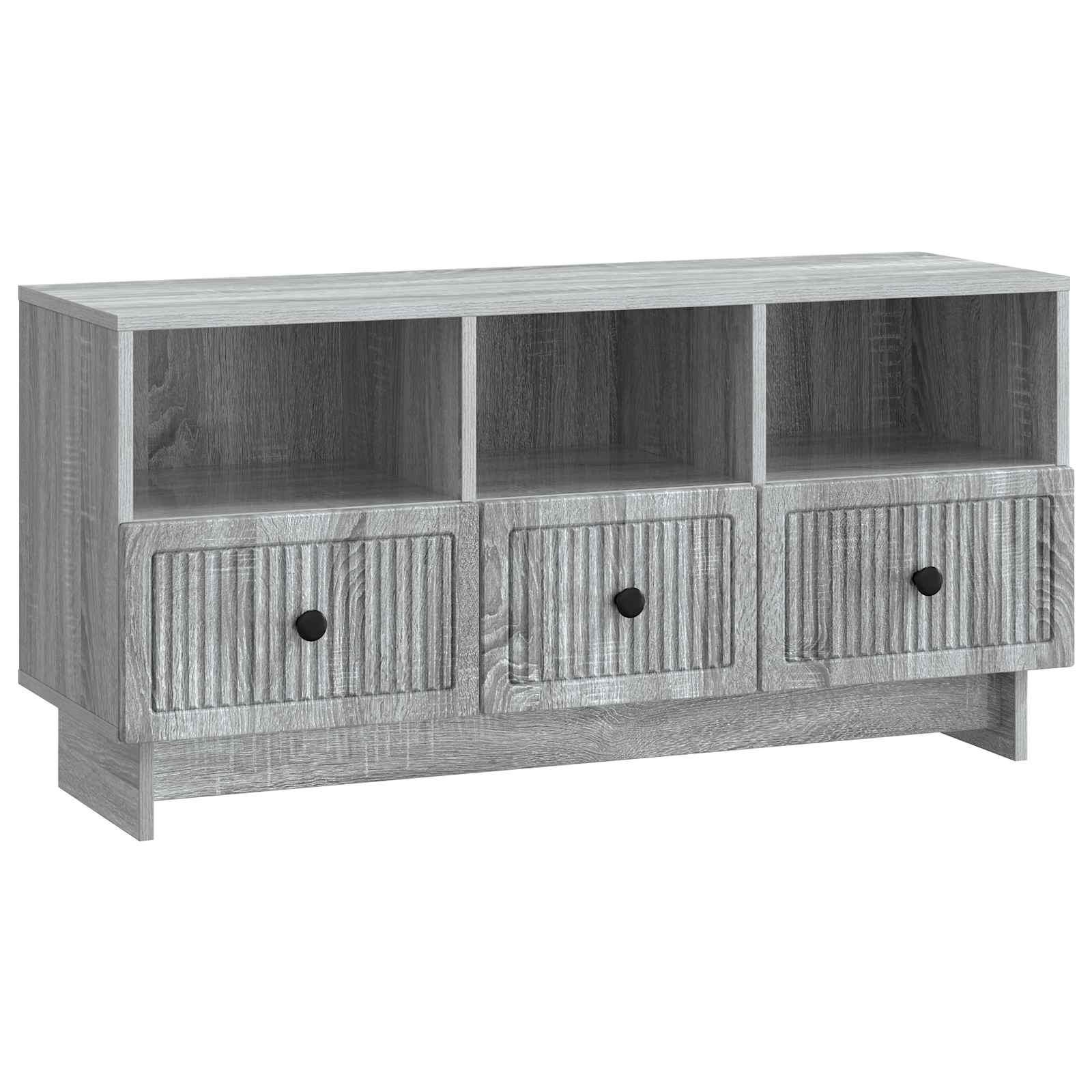 TV-skab Grå sonoma-eg 102 x 34,5 x 50 cm Konstrueret træ