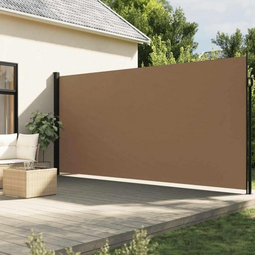 Sammenrullelig sidemarkise 200×300 cm - gråbrun