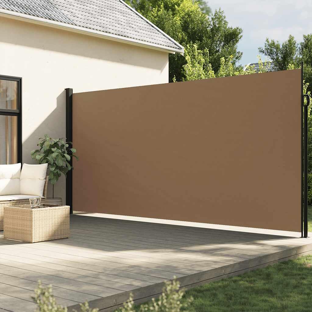 Sammenrullelig sidemarkise 200x300 cm gråbrun