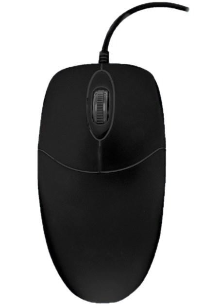 Cherry Active Key vaskbar mus IP68 med scrollhjul - kablet, sort (PMJ1) billede