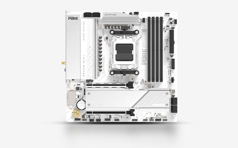 Sapphire PURE B850M WiFi bundkort - AMD AM5, micro ATX