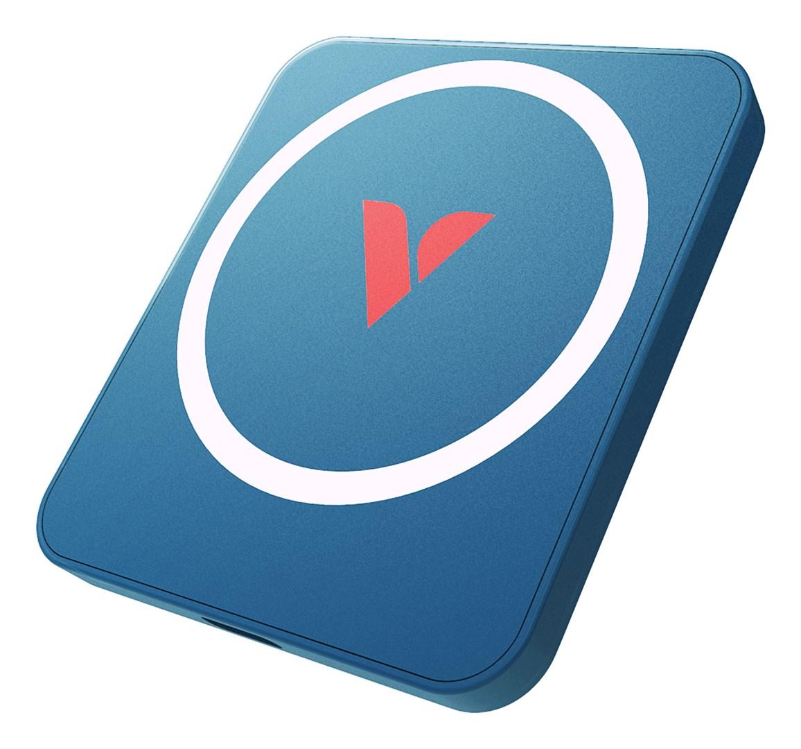 Verbatim SnapBack SSD 1 TB – Blå Metallic (ekstern) billede