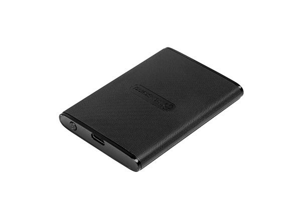 Transcend ESD270C 250 GB ekstern SSD – USB-C 3.2 Gen 2, sort billede