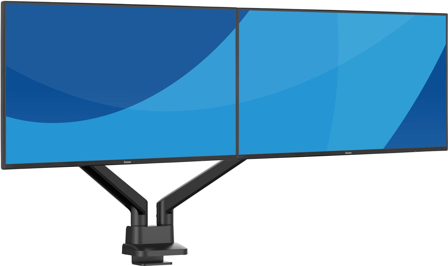 iiyama DS4002C-B1 dobbelt skærmholder 24–32" – skrivebord, sort billede