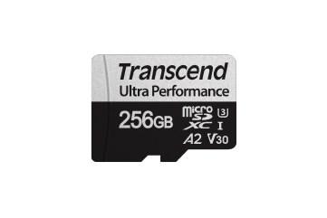 Transcend TS256GUSD340S microSDXC 256 GB - UHS‑I U3 A2 V30 (Class 10) billede
