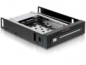 DELOCK 47194 hot-swap drevskuffe til 3,5" bay - 2,5" HDD/SSD holder billede