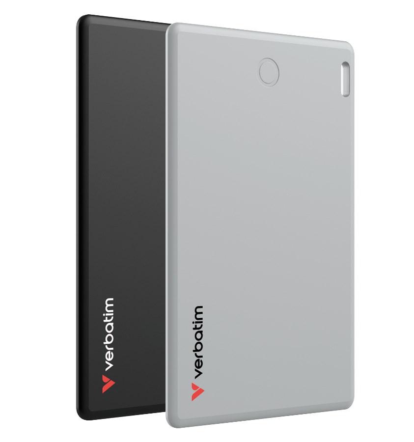Verbatim My Finder Card – Bluetooth-tracker i kreditkortformat, 2-pak (sort/sølv) billede