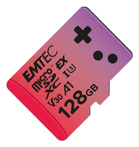 EMTEC Express Gaming microSDXC 128 GB - UHS‑I U3 V30 A1 billede