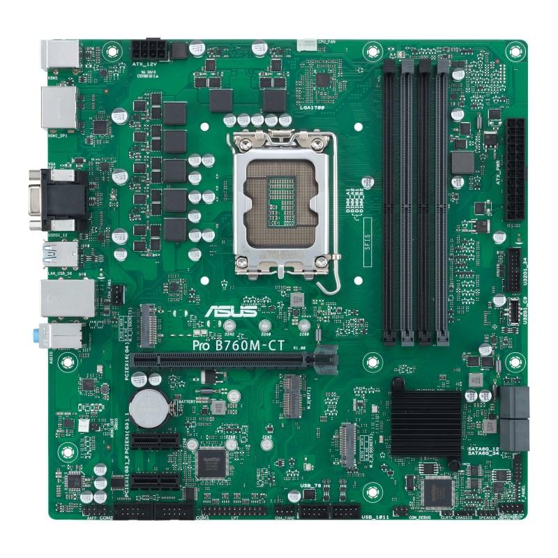 ASUS Pro B760M-CT-CSM bundkort - Intel B760, LGA 1700, micro ATX billede