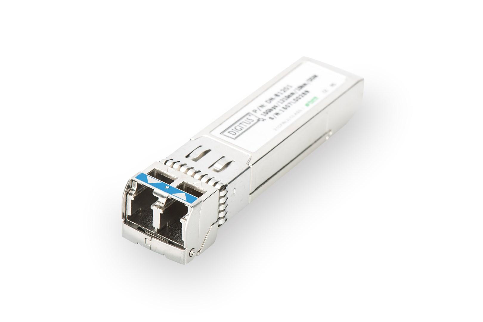 DIGITUS HP-kompatibel SFP+ transceiver 10G SM 1310 nm 10 km med DDM billede