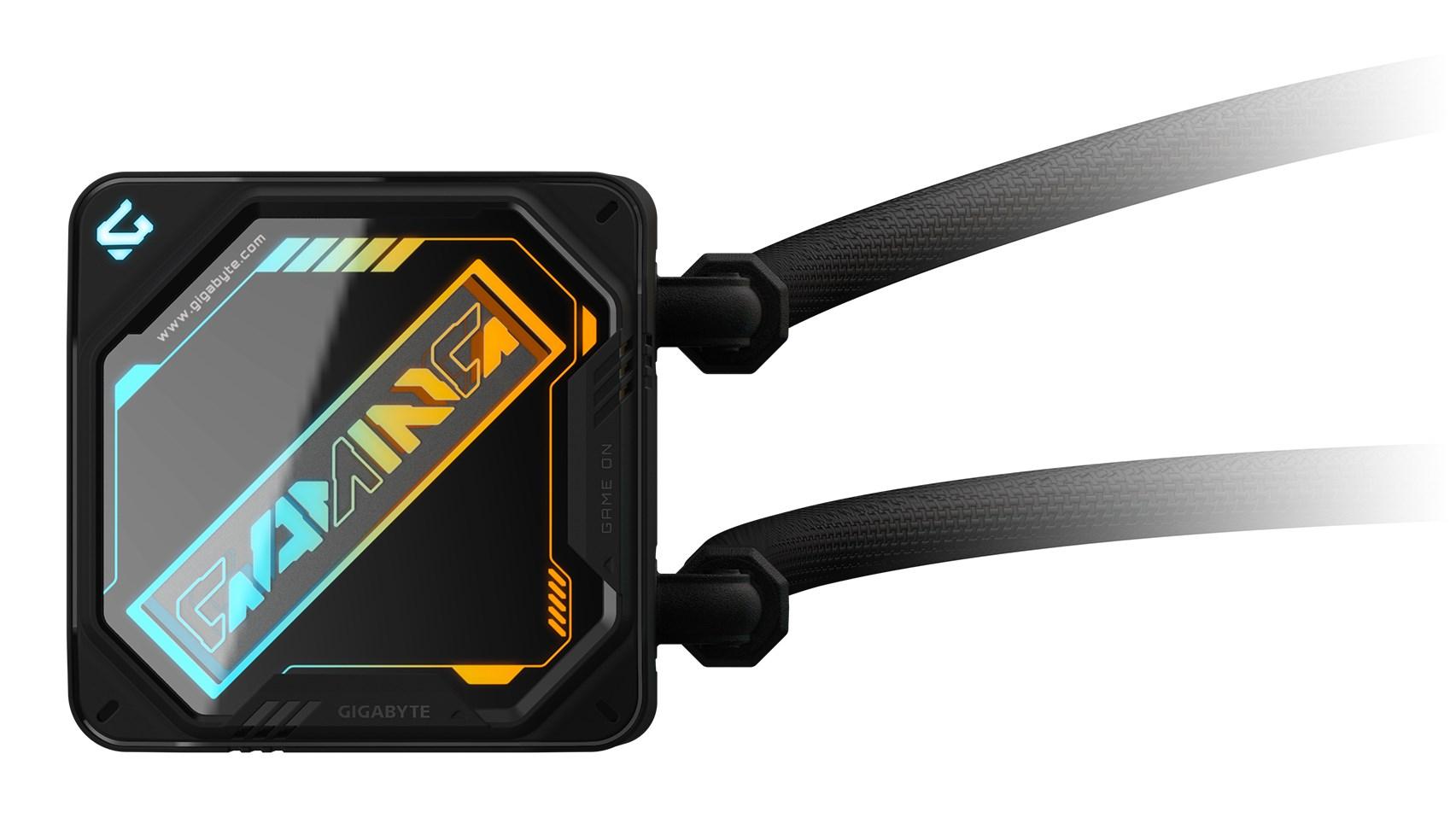 Gigabyte Gaming 240 AIO CPU-køler – 240 mm, 2x120 mm ARGB, LGA 1851/1700 & AM5/AM4 billede