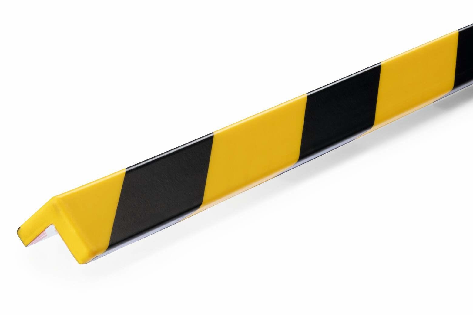 DURABLE C19 - sort/gul flad kantbeskytter, 100 cm billede