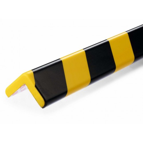 DURABLE C35 hjørnebeskytter - sort/gul, 100 cm