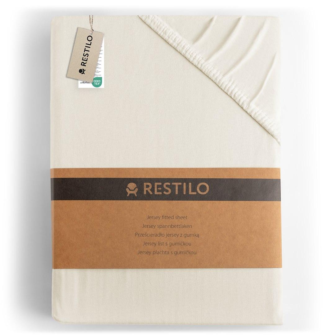 DecoKing Amber faconlagen jersey 160-180×200 cm - creme