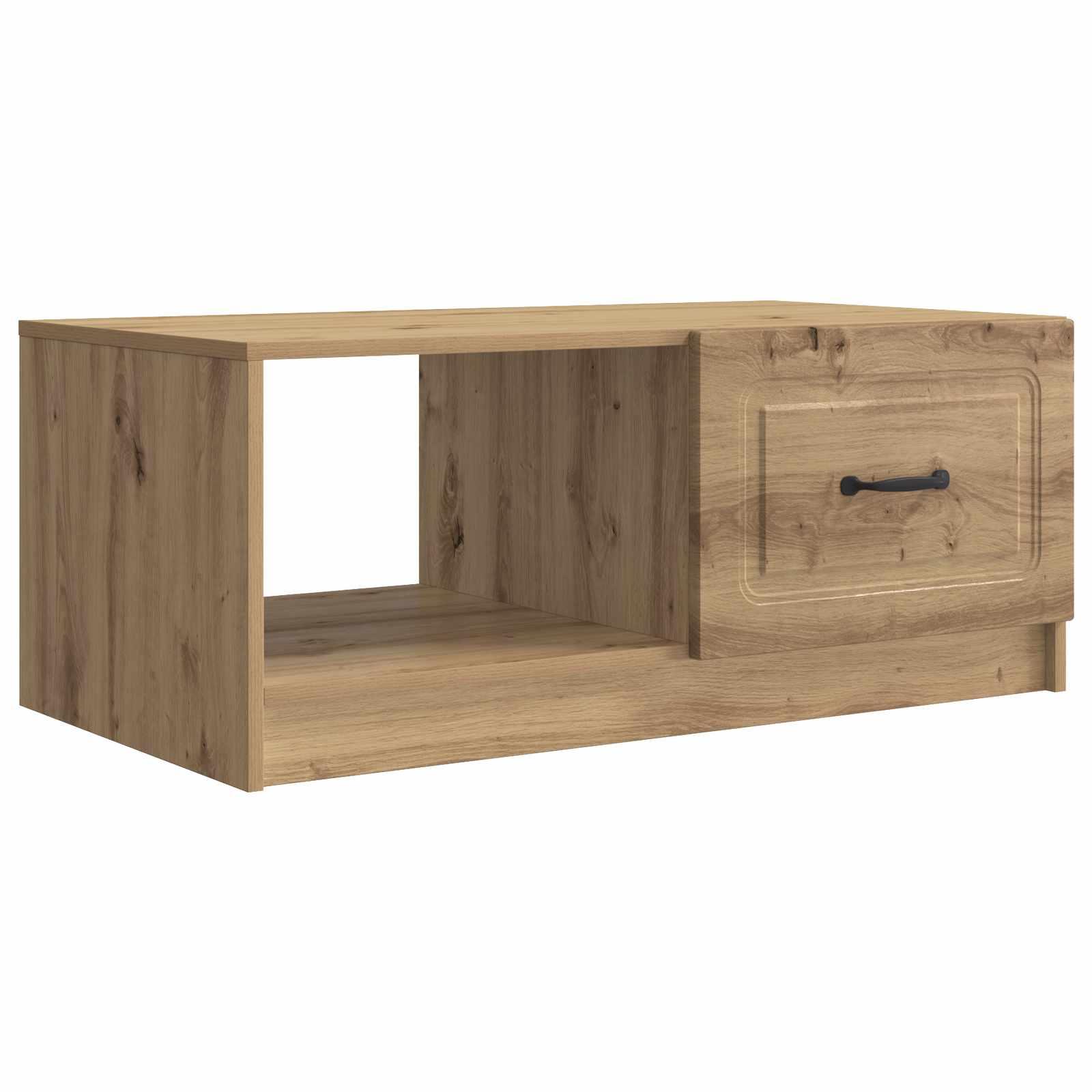Sofabord Artisan-eg 90 x 50 x 37 cm Konstrueret træ