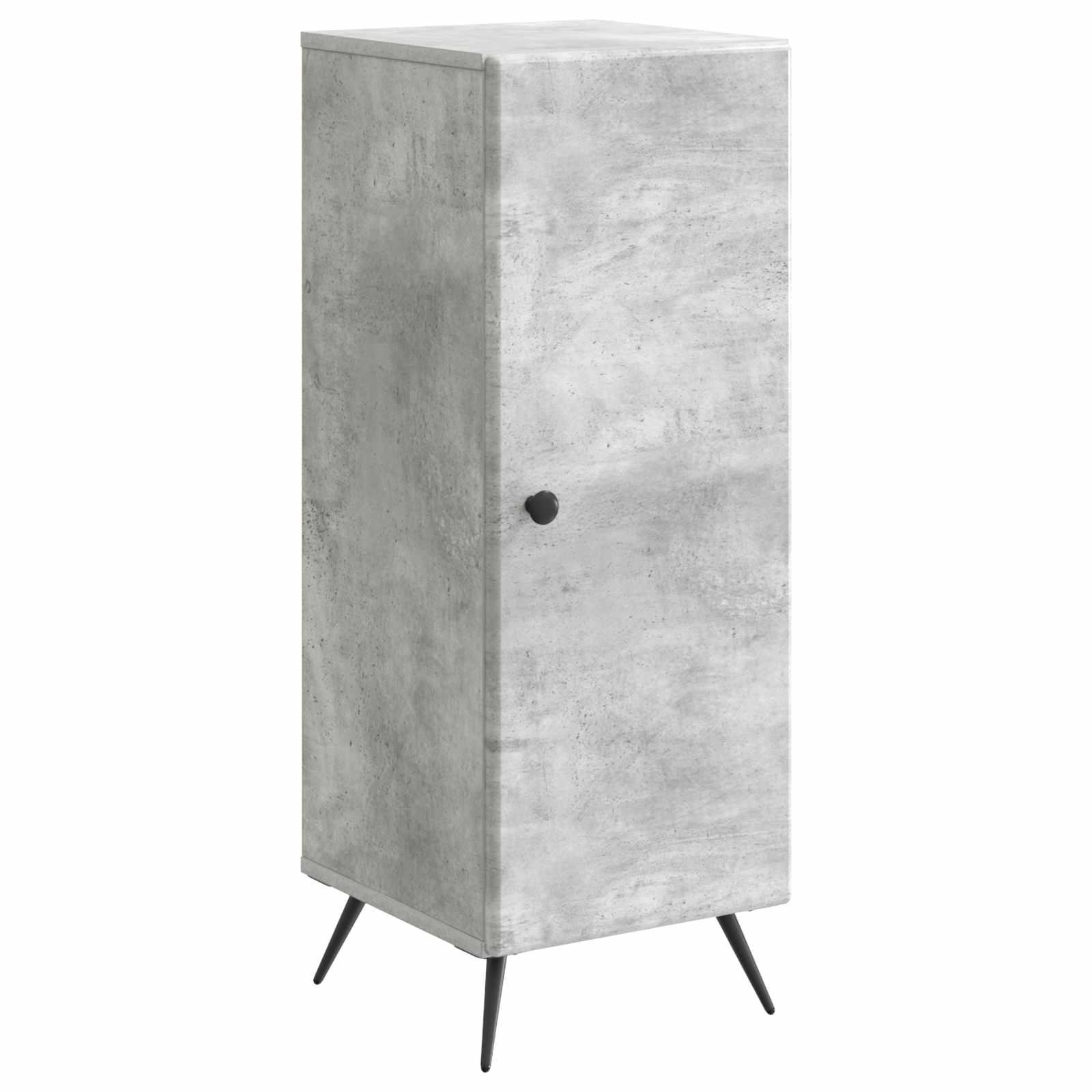 Sidebord Betongrå 33 x 34,5 x 90 cm Konstrueret træ