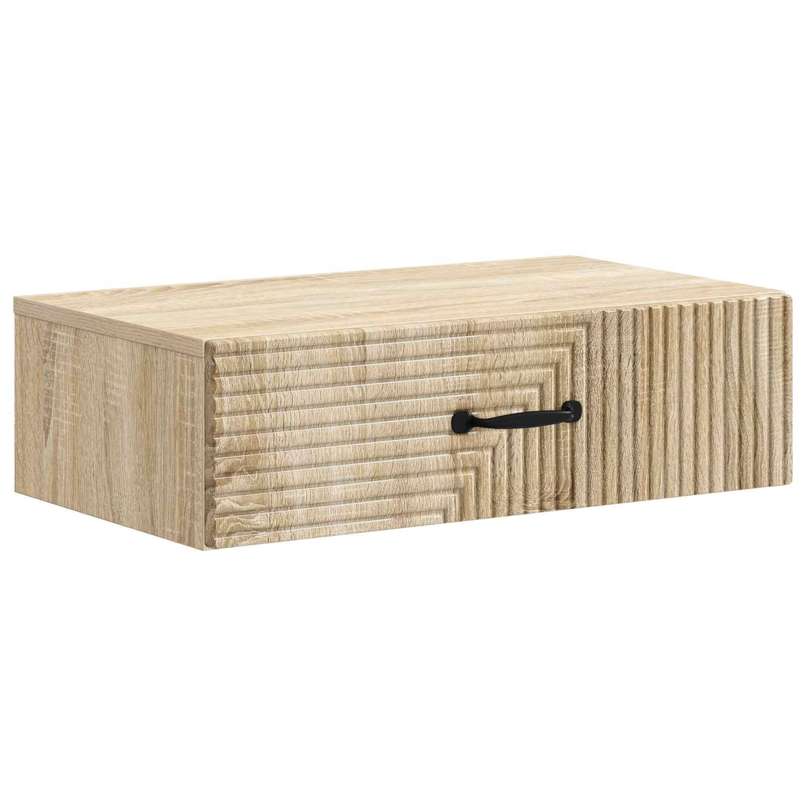 Væghængt Sideskab Sonoma-eg 59 x 34,5 x 17 cm Konstrueret træ