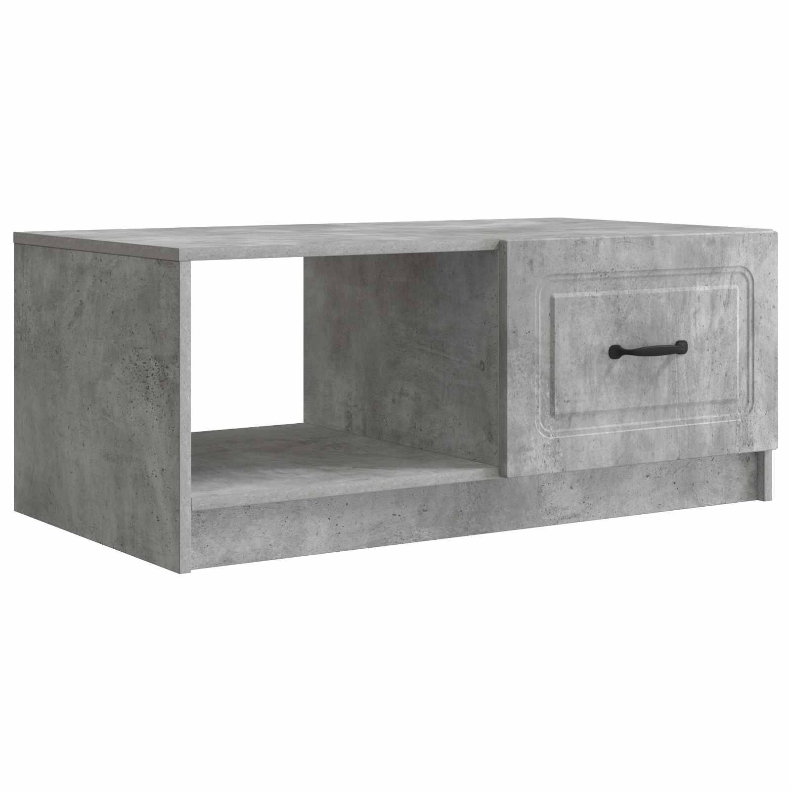Sofabord Betongrå 90 x 50 x 37 cm Konstrueret træ