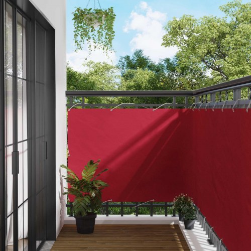 Altan skærm i oxford stof - rød 110 × 300 cm