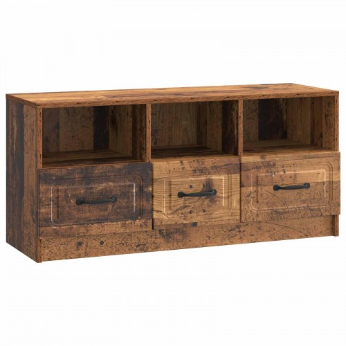 TV-skab Gammelt træ 102 x 34,5 x 47 cm Konstrueret træ