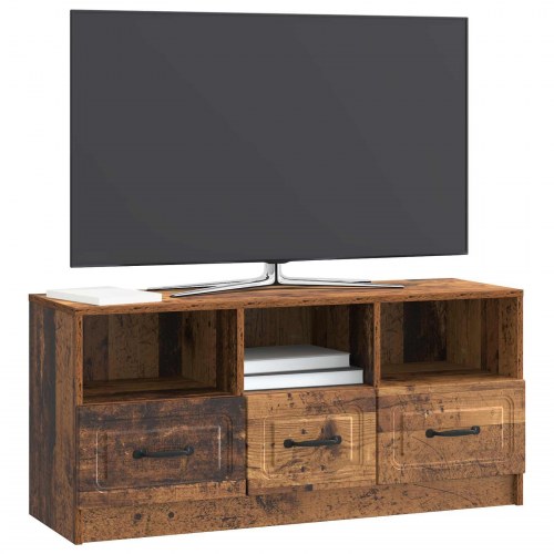 TV-skab Gammelt træ 102 x 34,5 x 47 cm Konstrueret træ