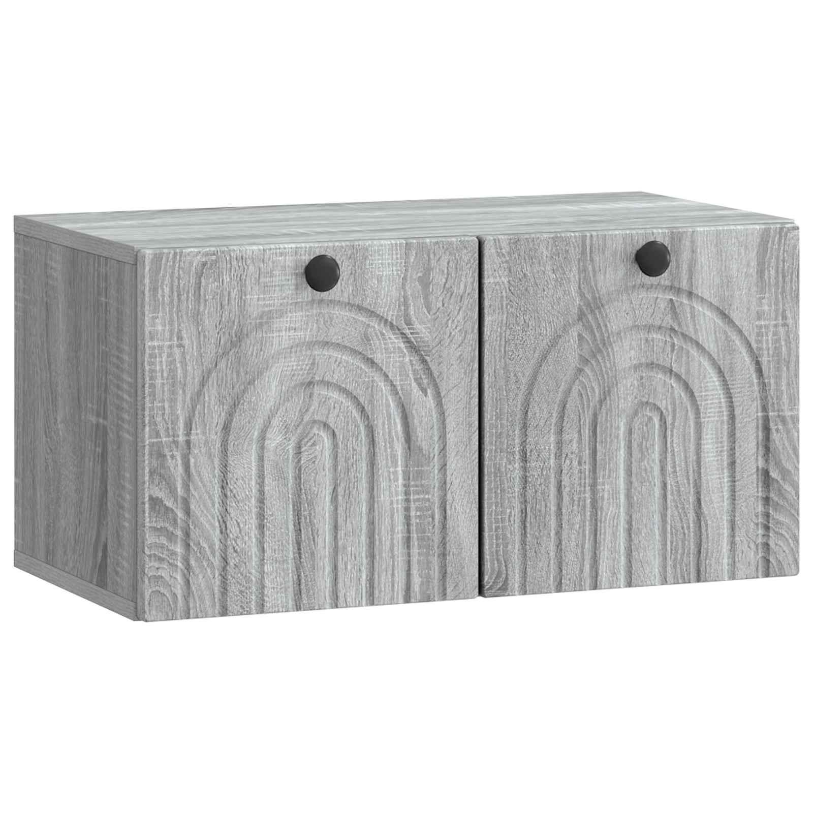 Væghængt TV-skab Vægmonteret Grå sonoma-eg 59,5 x 31 x 30 cm