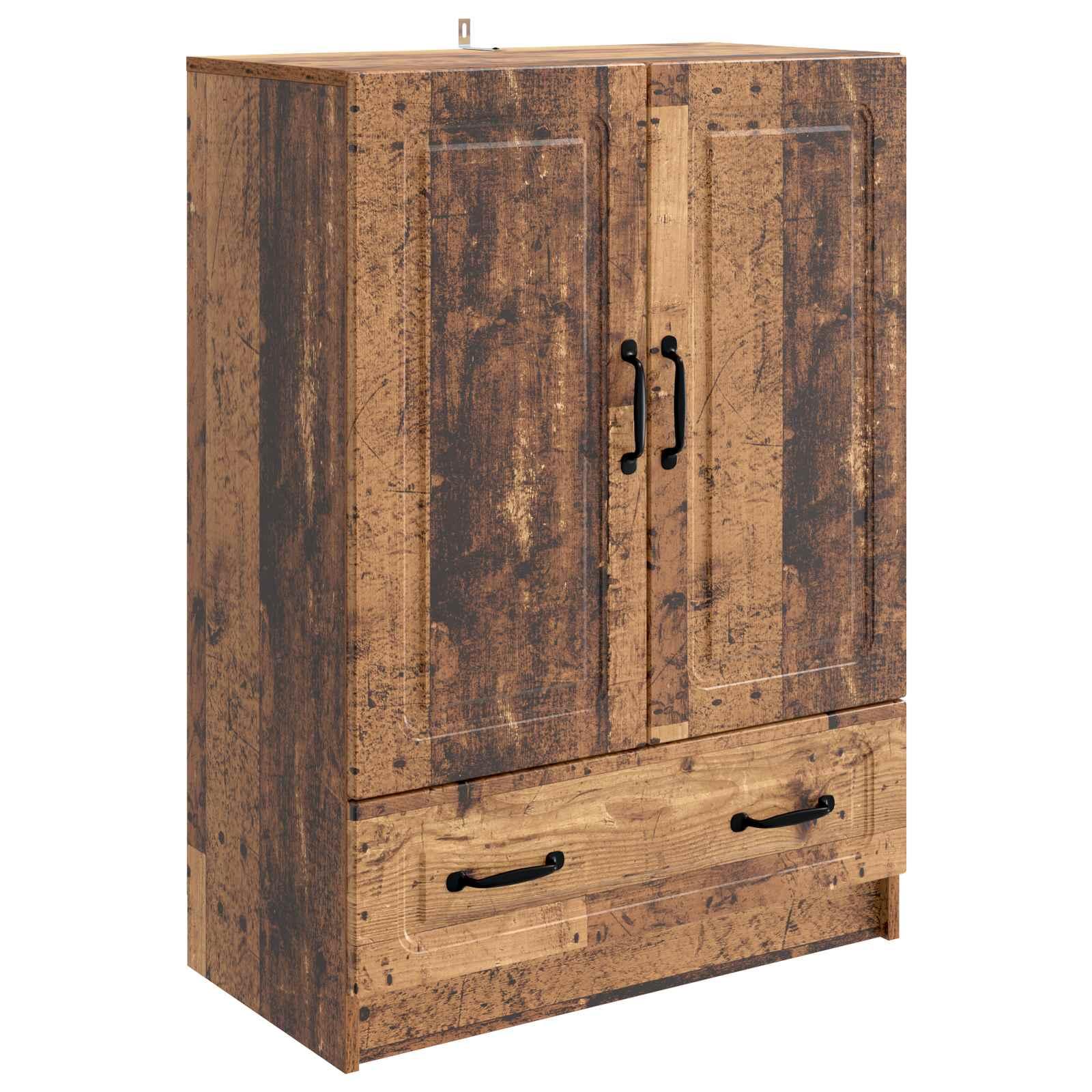 Sidebord Gammelt træ 66 x 34,5 x 92 cm Konstrueret træ