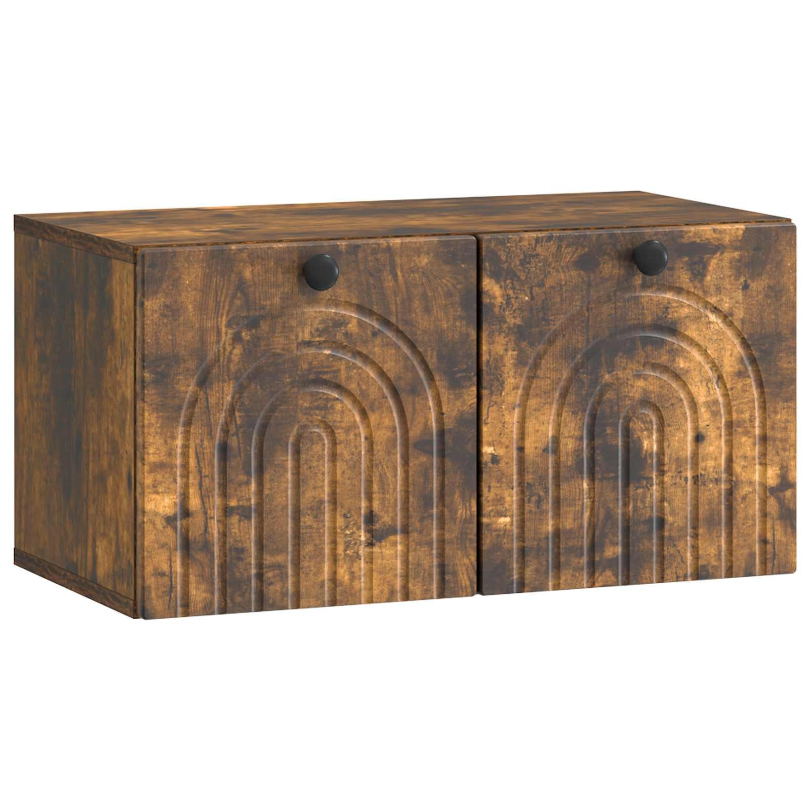 Væghængt TV-skab Røget eg 59,5 x 31 x 30 cm Konstrueret træ