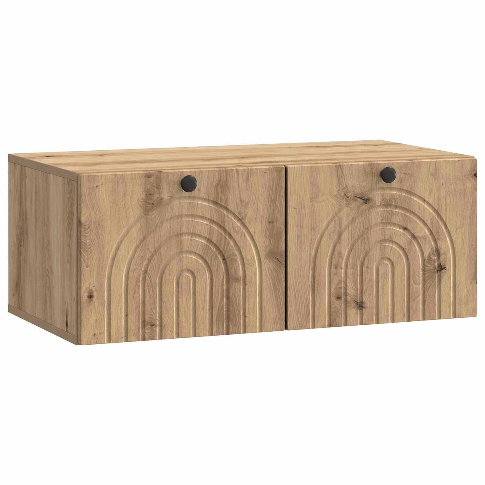 Væghængt TV-skab Artisan-eg 78,5 x 41 x 30 cm Konstrueret træ